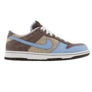 Nike Dunks Low, size 8. WS Dunk Low. Pinenut | Ice Blue-Sof.